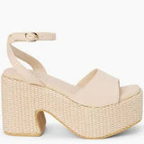 Arden Platform Heel in Ivory