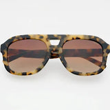 Freyrs Voyager Aviator Sunglasses:  Milky Tortoise