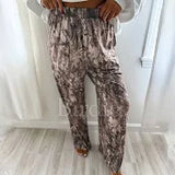 Birdie Dark Camo Stretchy Lounge Pants