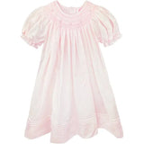 Daygown with Raglan Sleeves and Embroidered Hem