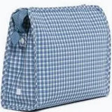 TRVL Large Roadie Rodeo Check Indigo
