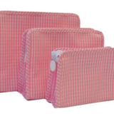 TRVL Large Roadie: Gingham Pink