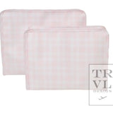 TRVL Large Roadie: Pink Pimlico Plaid