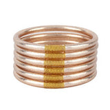 BudhaGirl Champange All Weather Bangles (Set of 6, Ship Only)