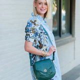 Caroline Hill Sasha Handbag in Hunter Green