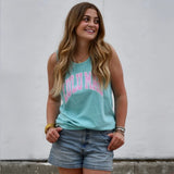LULU MAC: Blue Stripe Tank