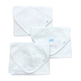 Receiving Blanket with Blue Bows